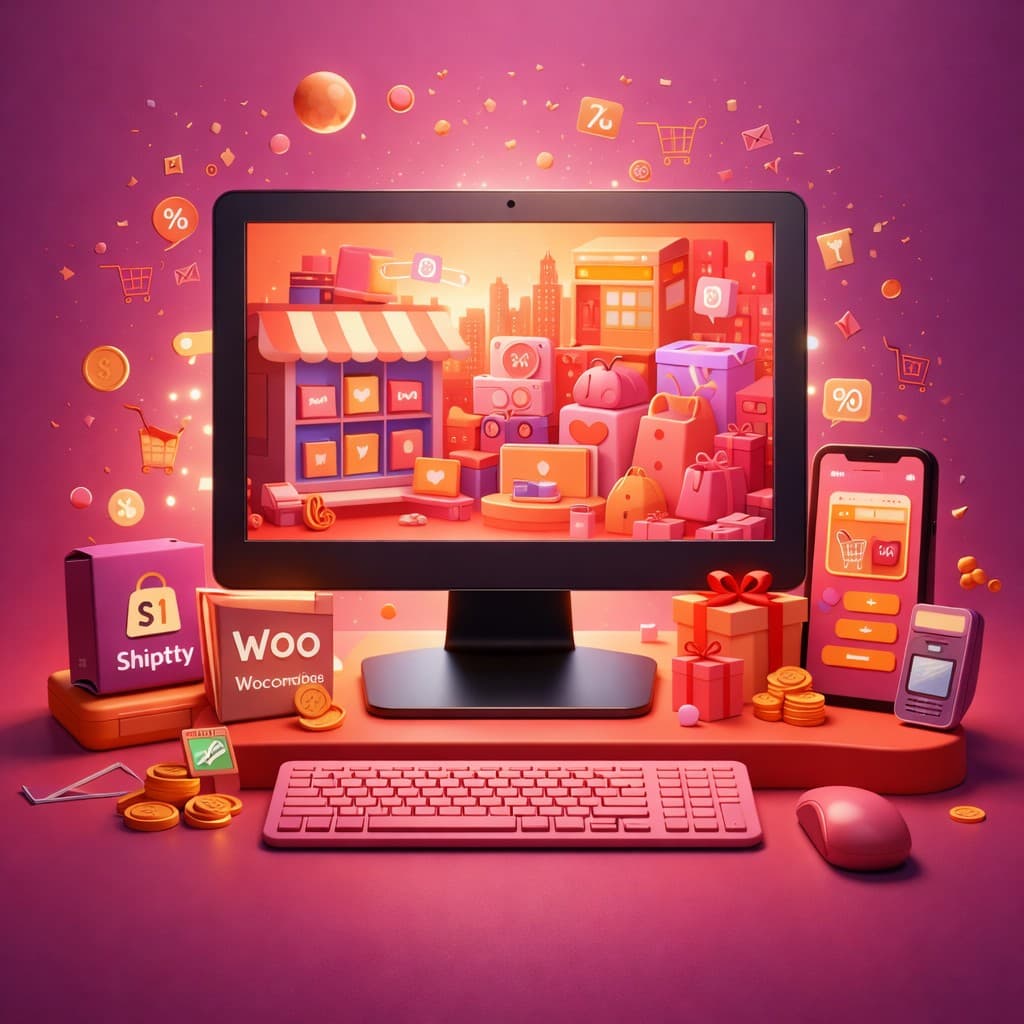 eCommerce development services with Shopify WooCommerce and payment integration