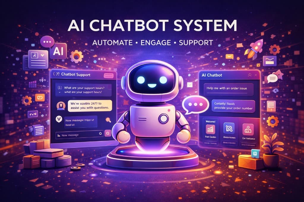 AI chatbot system case study for automated customer engagement